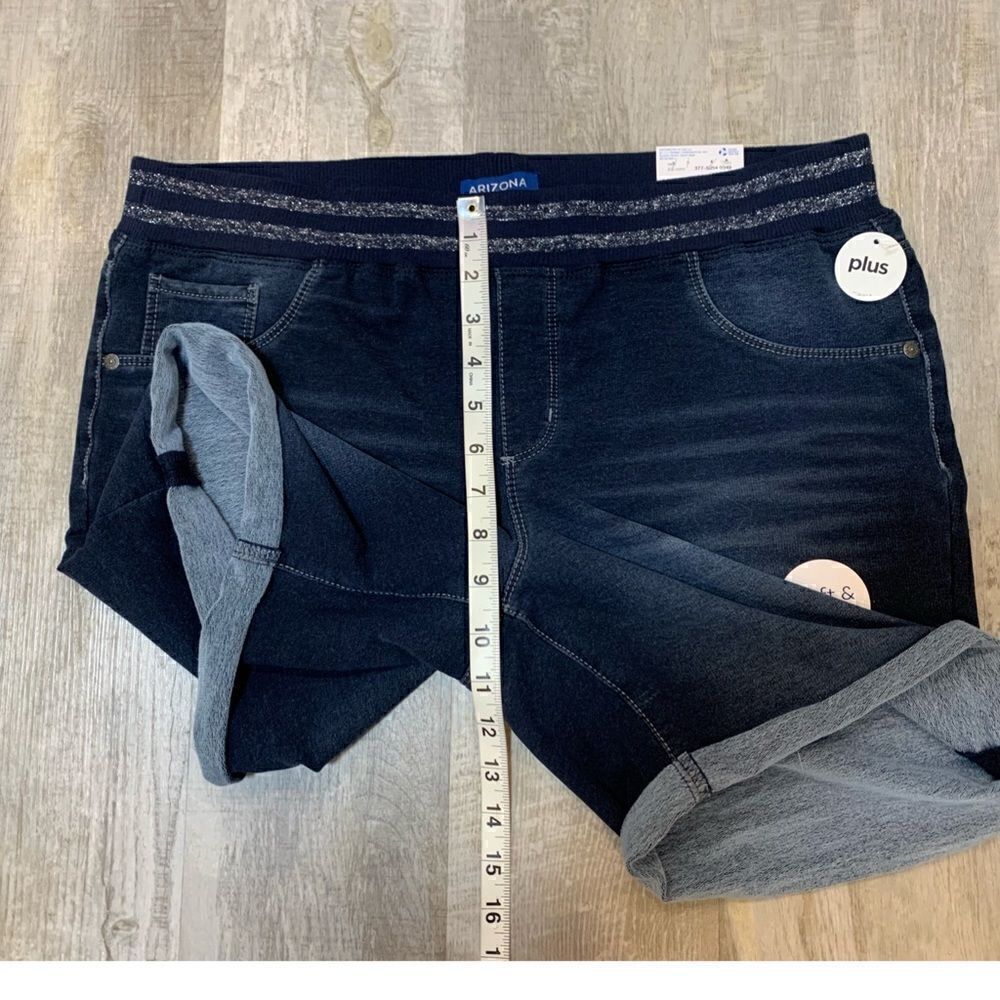 NWT Arizona Jean co soft slip-on shorts size 20 1/2 - Picture 6 of 13